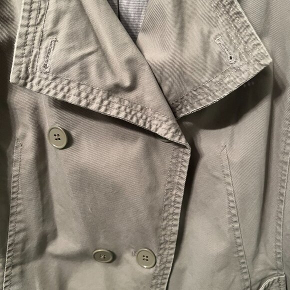 Banana Republic Utility Jacket – Size 12, Classic Double-Breasted Style - Picture 3 of 6